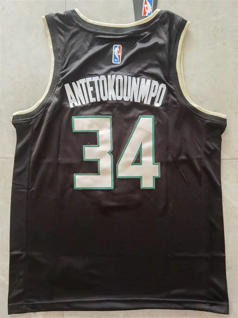 Milwaukee Bucks Giannis Antetokounmpo NO.34 Basketball Jersey