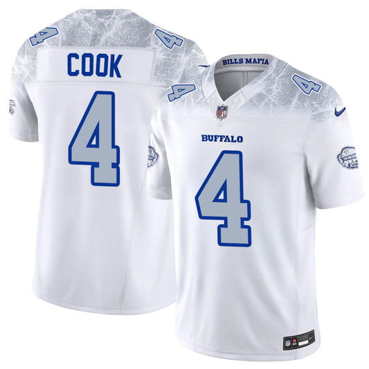 Buffalo Bills - James Cook #4 Jersey - Rugby Style - Stitched