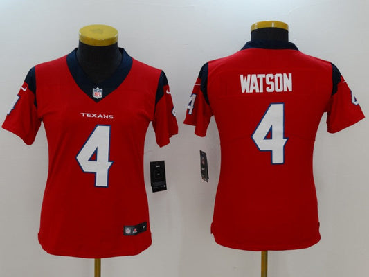Women's Houston Texans Deshaun Watson NO.4 Football Jerseys