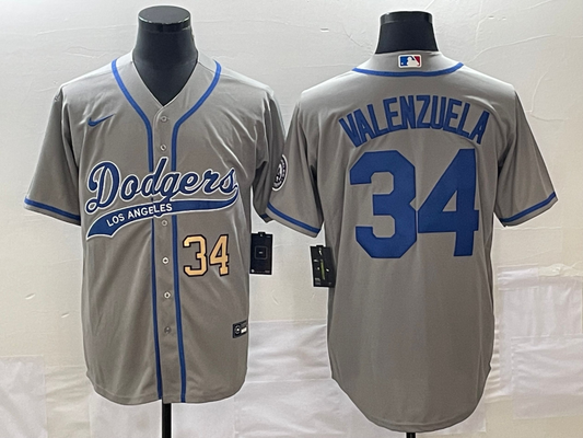 Men/Women/Youth Los Angeles Dodgers Fernando Valenzuela #34 baseball Jerseys