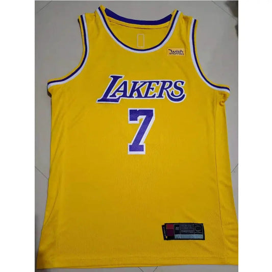 Los Angeles Lakers Anthony NO.7 Yellow Basketball Jersey