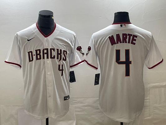 Men/Women/Youth  ‎Arizona Diamondbacks Ketel Marte  NO.4 baseball Jerseys