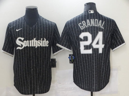 Men/Women/Youth Chicago White Sox Yasmani Grandal #24 baseball Jerseys