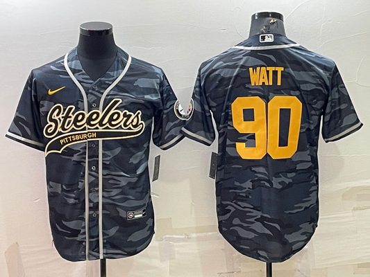 Adult Pittsburgh Steelers T. J. Watt NO.90 Football Jerseys
