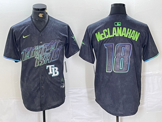Men/Women/Youth Tampa Bay Rays Shane McClanahan  NO.18 baseball Jerseys