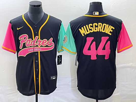 Men/Women/Youth San Diego Padres Joe Musgrove #44 baseball Jerseys