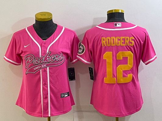Women's Green Bay Packers Aaron Rodgers NO.12 Football Jerseys