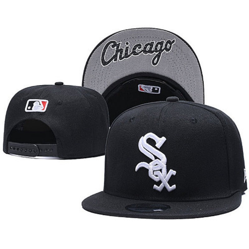 Chicago Retro Black & White Baseball Cap | Vintage Southside Game Day Hats