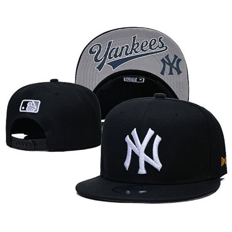 NYC City Baseball NY Symbol Flat Brim & Dad Caps, Unisex Adjustable Local Game Day Headwear Multi-Color Washed Solid Two-Tone Mesh Styles