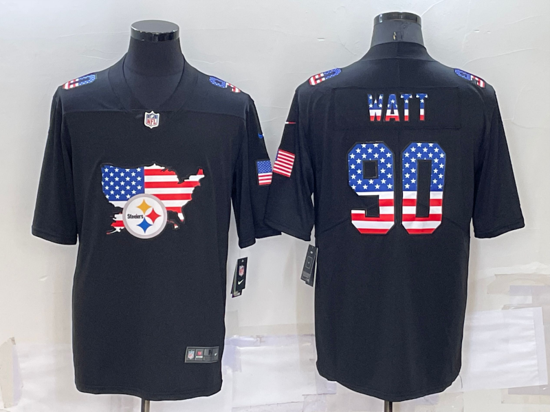 Adult Pittsburgh Steelers T. J. Watt NO.90 Football Jerseys