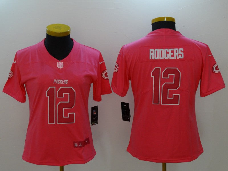 Women's Green Bay Packers Aaron Rodgers NO.12 Football Jerseys