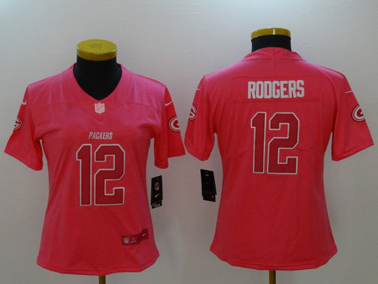 Women's Green Bay Packers Aaron Rodgers NO.12 Football Jerseys