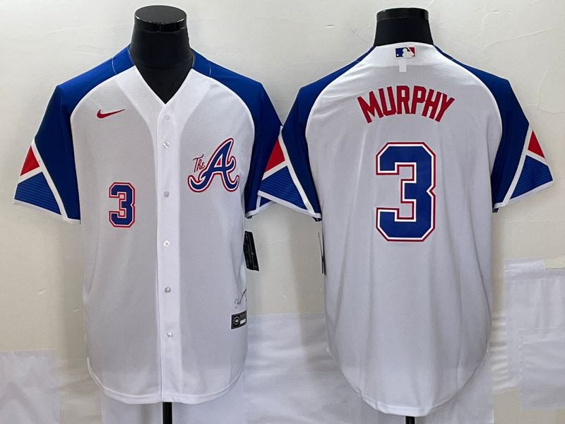 Men/Women/Youth Atlanta Braves Dale Murphy #3 baseball Jerseys