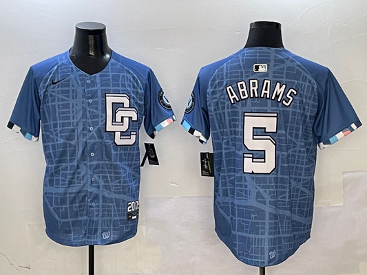 Men/Women/Youth Washington Nationals Paul Abrams #5 baseball Jerseys