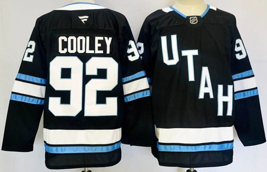 Men's Utah Mammoth Logan Cooley #92 Fanatics Black Player Game Jersey
