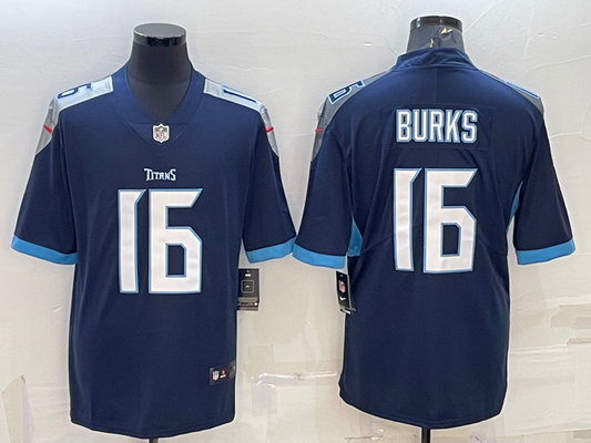 Adult Tennessee Titans Treylon Burks NO.16 Football Jerseys