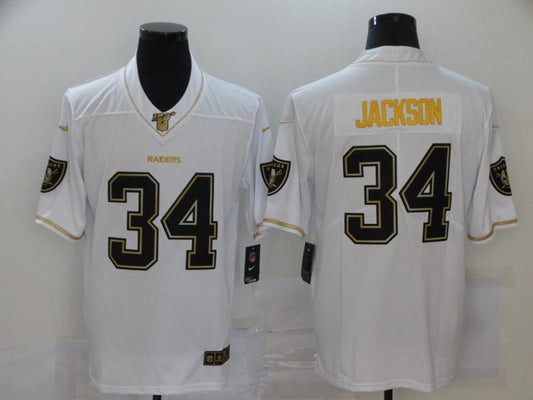 Adult ‎Oakland Raiders Bo Jackson NO.34 Football Jerseys