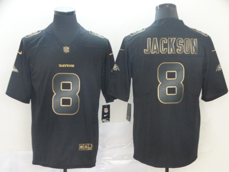 Adult Baltimore Ravens Lamar Jackson NO.8 Football Jerseys