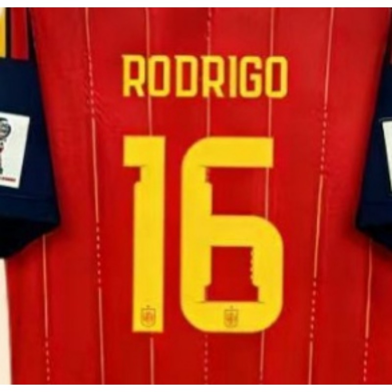 Spain Red & Gold world cup Soccer Jersey | National Team Fan Match Shirt