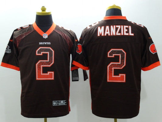 Adult Cleveland Browns Johnny Manziel NO.2 Football Jerseys