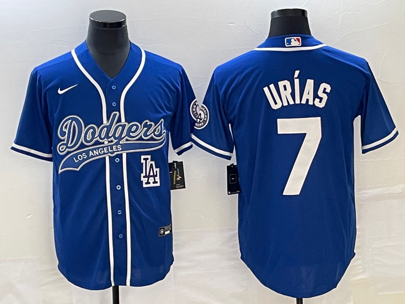 Men/Women/Youth Los Angeles Dodgers Julio Urías #7 baseball Jerseys