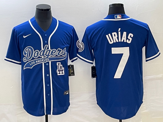 Men/Women/Youth Los Angeles Dodgers Julio Urías #7 baseball Jerseys