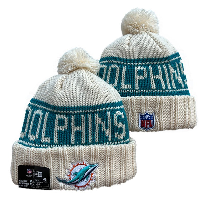 Miami Dolphins knitted NFL hats