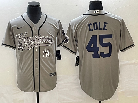 Men/Women/Youth New York Yankees Gerrit Cole NO.45 baseball Jerseys
