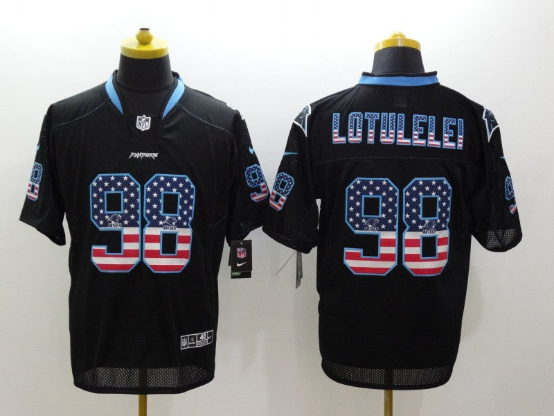 Adult Carolina Panthers Star Lotulelei NO.98 Football Jerseys