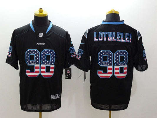 Adult Carolina Panthers Star Lotulelei NO.98 Football Jerseys