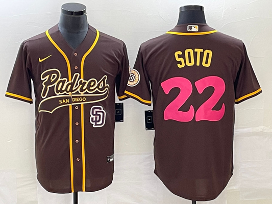 Men/Women/Youth San Diego Padres Juan Soto #22 baseball Jerseys