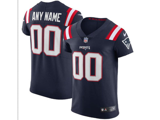 Adult New England Patriots number and name customed elite Football Jerseys