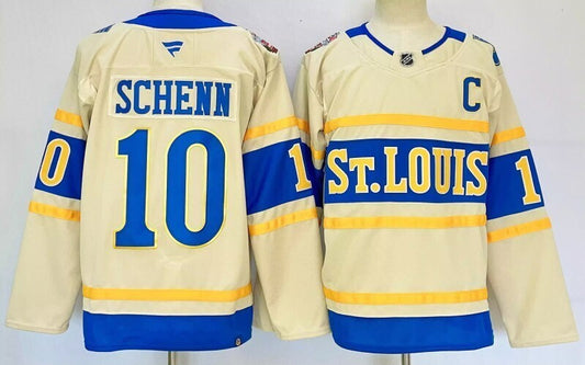 Men's St. Louis Blues Brayden Schenn #10 Fanatics Cream Player Jersey