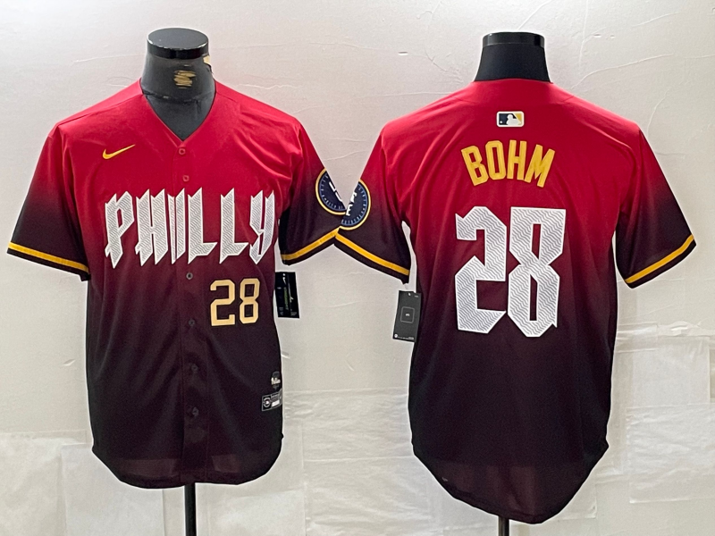 Men/Women/Youth Philadelphia Phillies Alec Bohm #28 baseball Jerseys