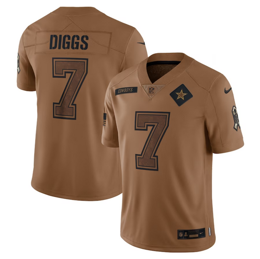 men/women/kids #7 Dallas Cowboys Trevon Diggs 2023 Salute To Service Jersey