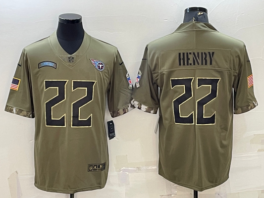 Adult Tennessee Titans Derrick Henry NO.22 Football Jerseys