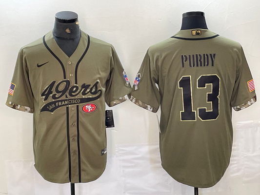 Adult San Francisco 49ers Brock Purdy NO.13 Football Jerseys