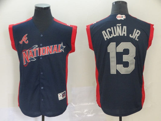 Men/Women/Youth Atlanta Braves Ronald Acuña Jr. #13 baseball Jerseys