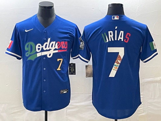 Men/Women/Youth Los Angeles Dodgers Julio Urías #7 baseball Jerseys