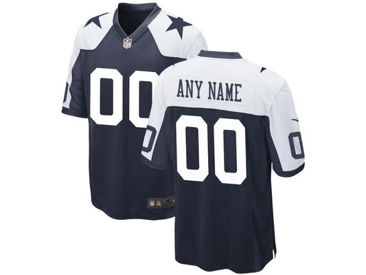 Adult Dallas Cowboys number and name custom Football Jerseys