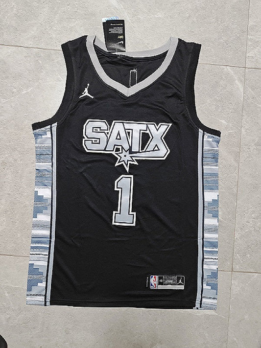 San Antonio Spurs Victor Wembanyama NO.1 Basketball Jersey