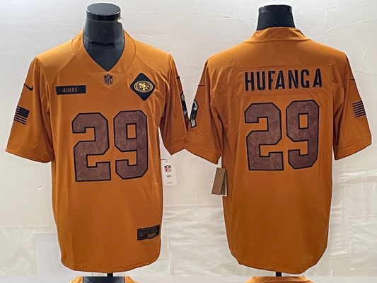 Adult San Francisco 49ers Talanoa Hufanga NO.29 Football Jerseys