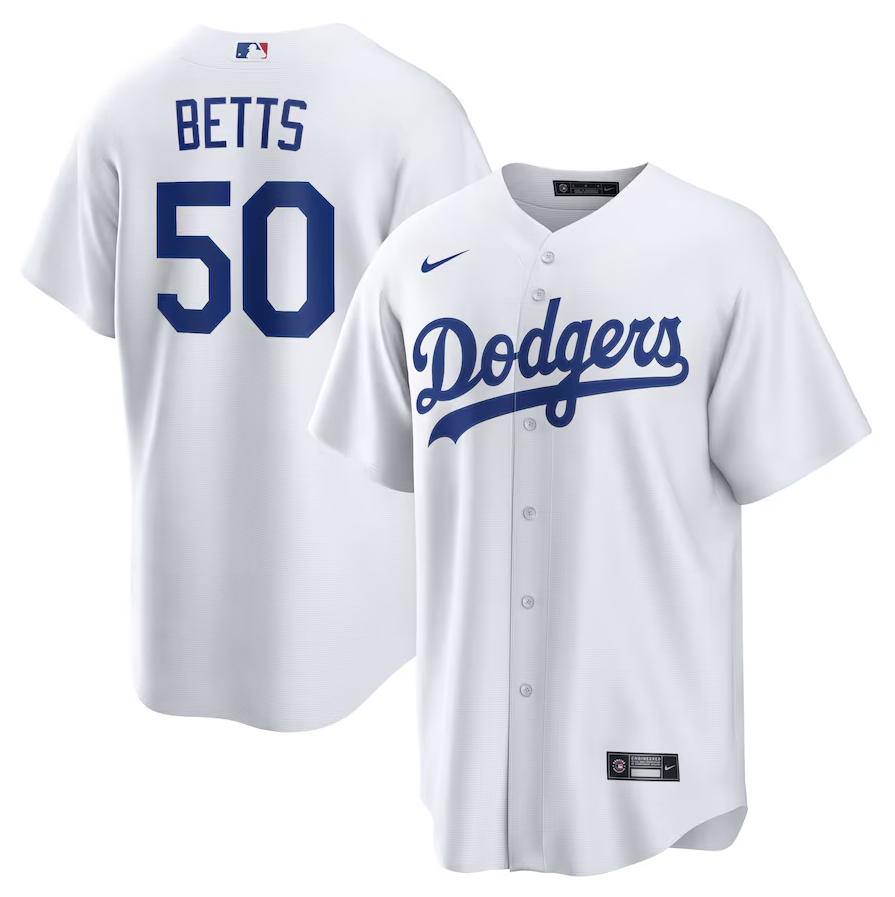 Men/Women/Youth Los Angeles Dodgers Mookie Betts #50 baseball Jerseys