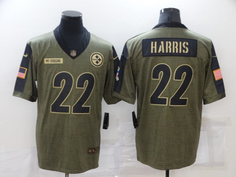 Adult Pittsburgh Steelers Najee Harris NO.22 Football Jerseys
