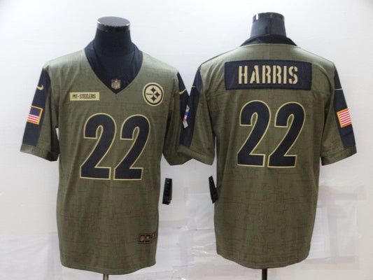 Adult Pittsburgh Steelers Najee Harris NO.22 Football Jerseys
