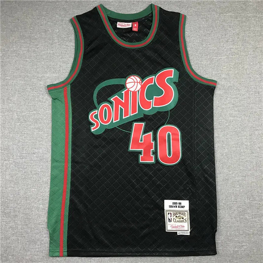Oklahoma City Thunder SuperSonics Shawn Kemp NO.40 Basketball Jersey
