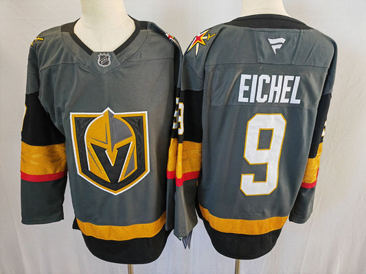 Men's Vegas Golden Knights Jack Eichel #9 Fanatics Gray Player Jersey