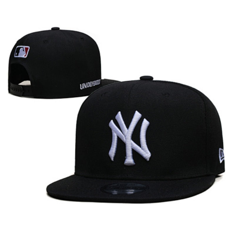 NYC City Baseball NY Symbol Flat Brim & Dad Caps, Unisex Adjustable Local Game Day Headwear Multi-Color Washed Solid Two-Tone Mesh Styles