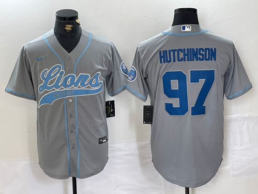 men/women/kids Detroit Lions Aidan Hutchinson  NO.97 football Jerseys