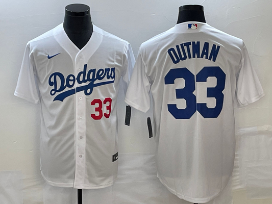 Men/Women/Youth Los Angeles Dodgers James Outman #33 baseball Jerseys
